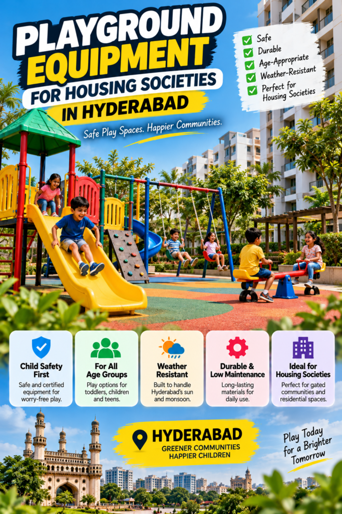 Playground Equipment for Housing Societies in Hyderabad